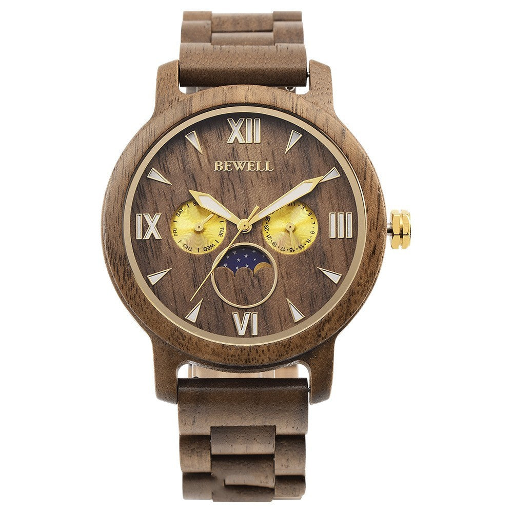 Fashion Sports Quartz Wooden Watch