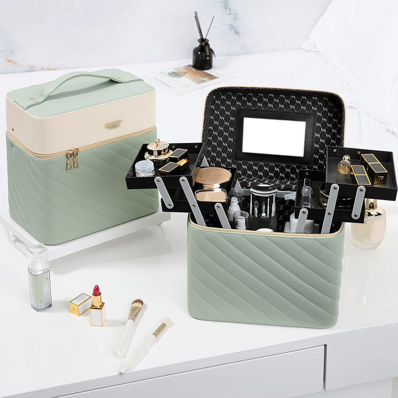 Portable Case Cosmetics And Jewelry Storage Box Nail Beauty Box