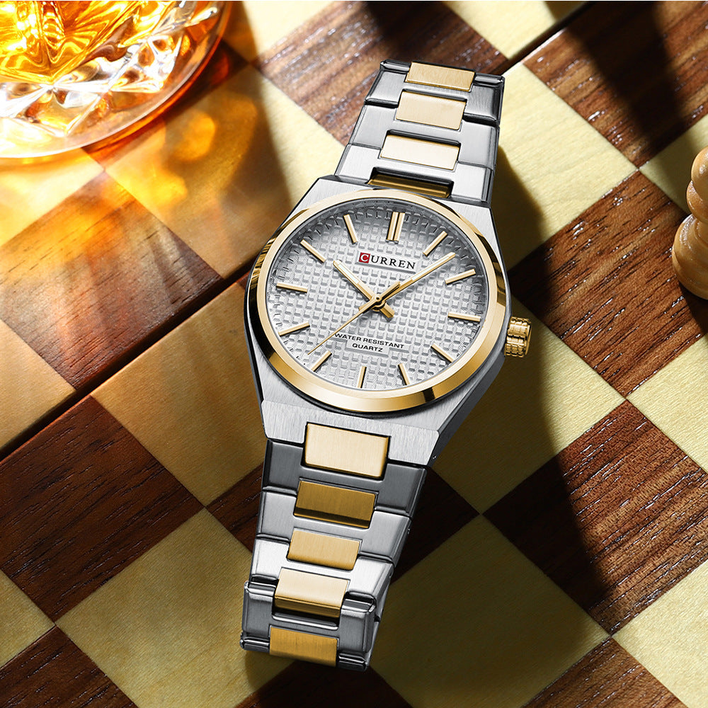 Men's Simplicity Grid Quartz Business Watch