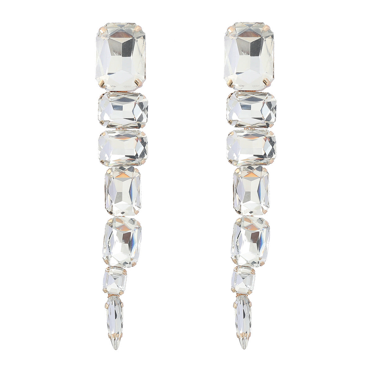 Super Shiny Full Claw Chain Banquet Earrings