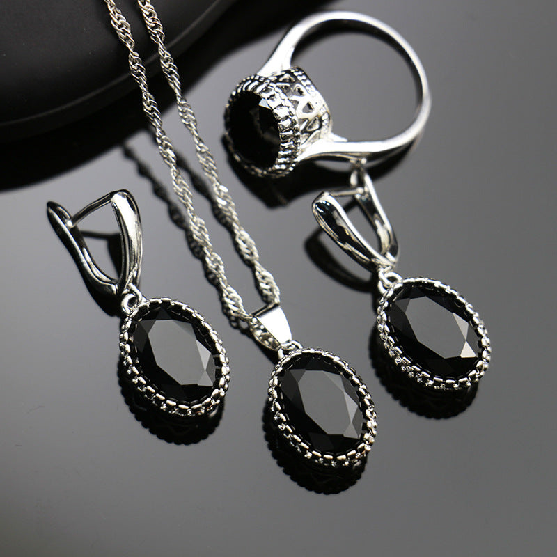 Bride Wedding Party Dinner Jewellery Set Hair Claw Diamond Jewellery