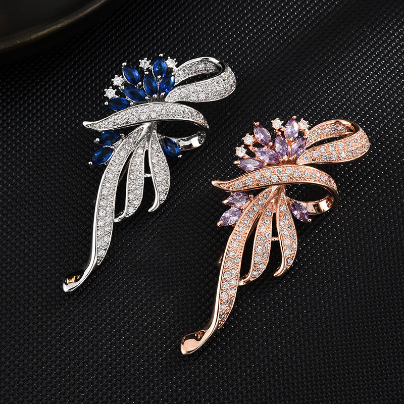 European And American High-grade Large Pin Brooch