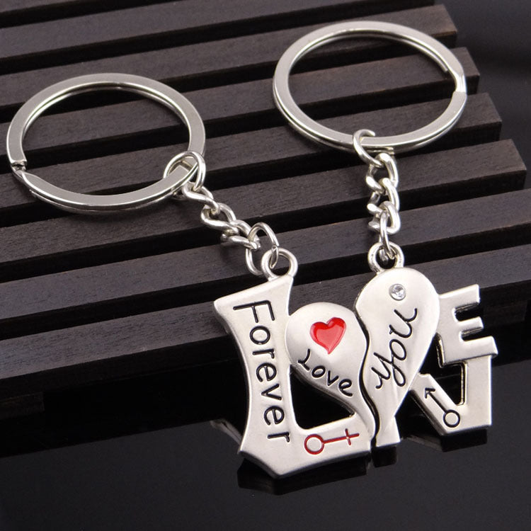 Creative Love Letter Couple Keychain
