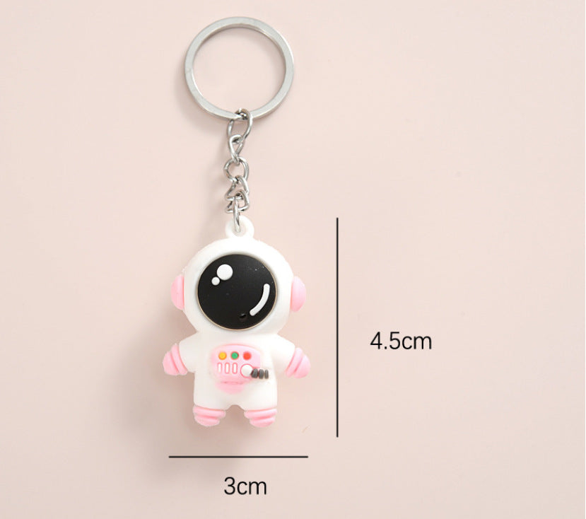 Cartoon Astronaut Keychain PVC Pendant