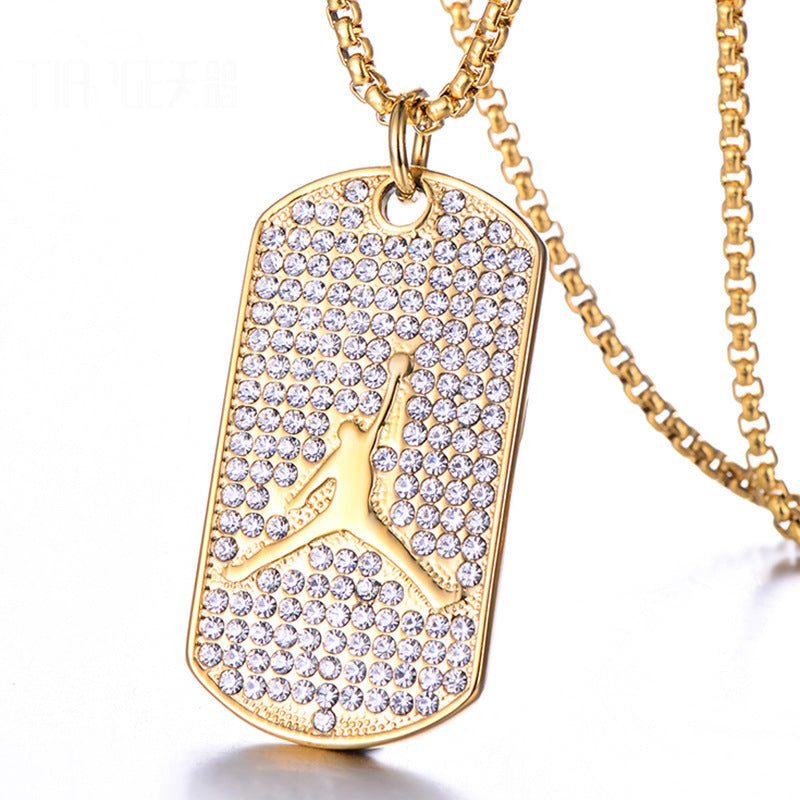 Men's Luxury Diamond Date Quartz Watch