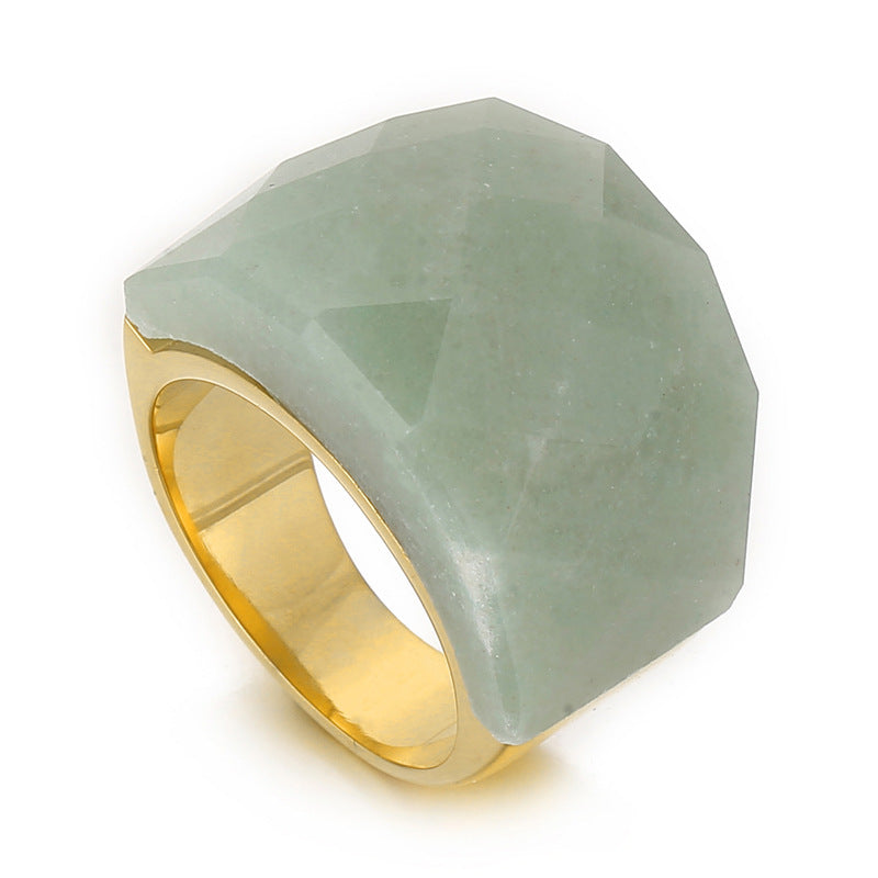 Women's Fashion Natural Stone Ring