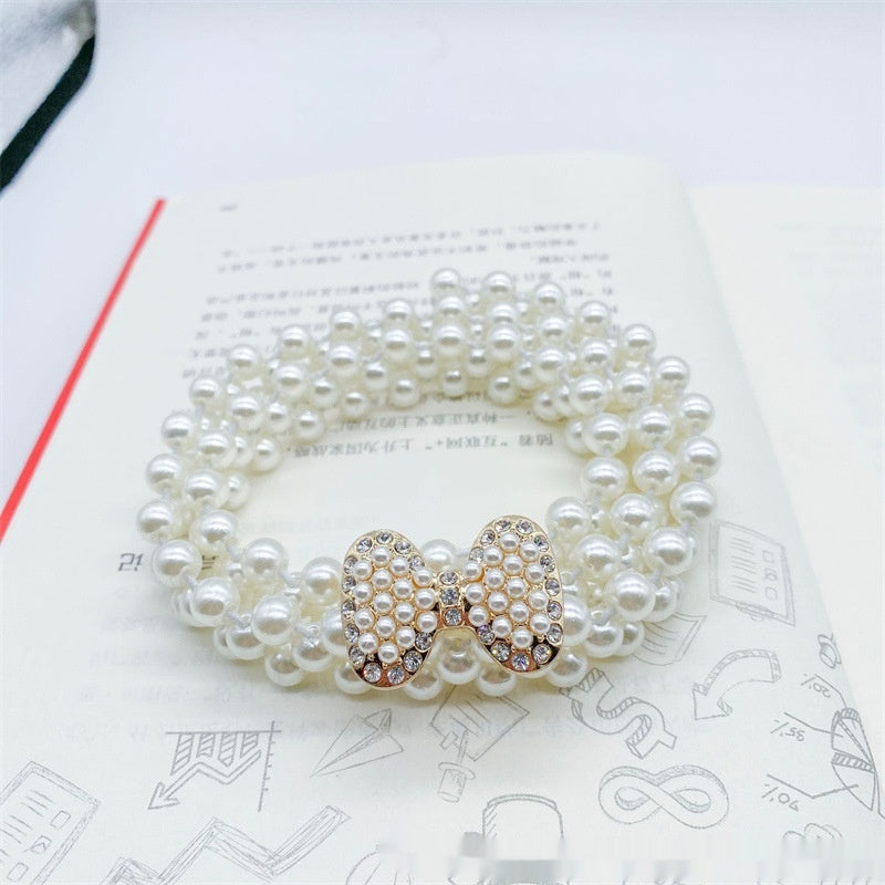 Fashion Jewelry Women's White Pearl Waist Chain Decoration