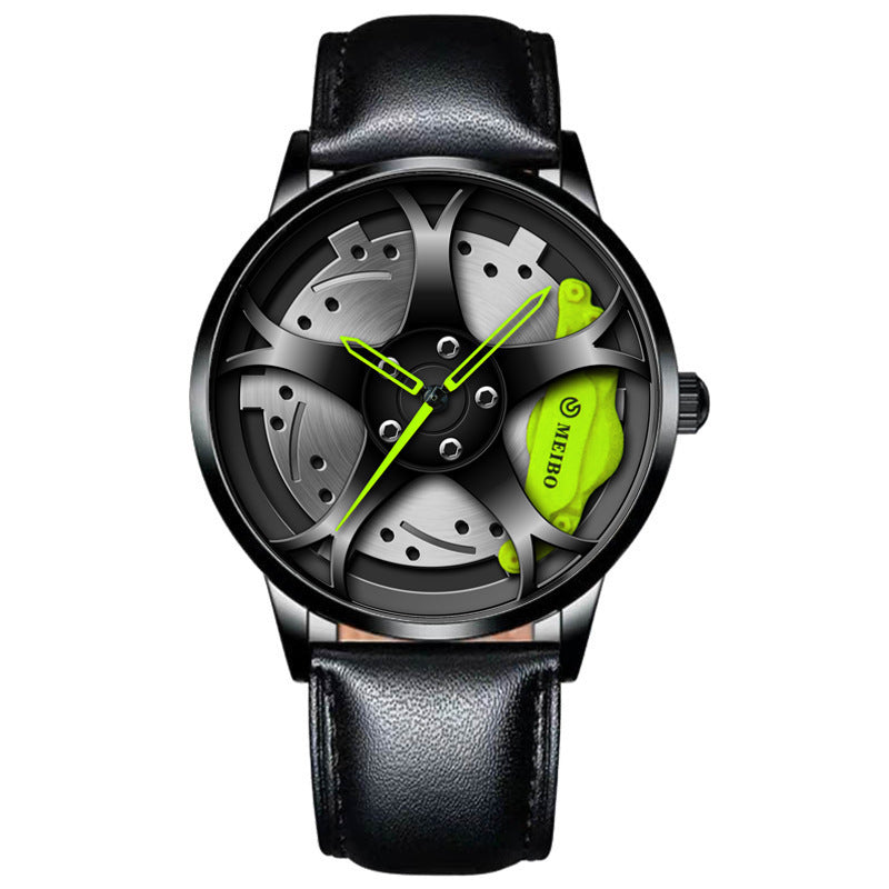 Men's Wheel Hub Quartz Watch Korean Trend