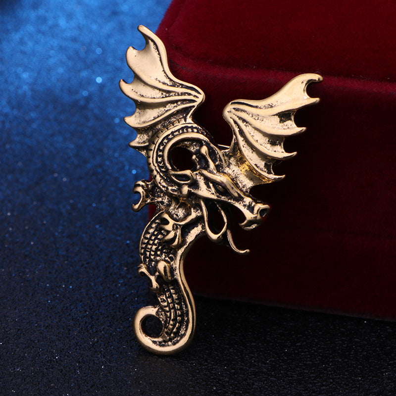 Flying Dragon Wing Dinosaur Brooch