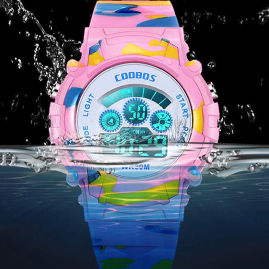 Kids' Waterproof Digital Sports Watch
