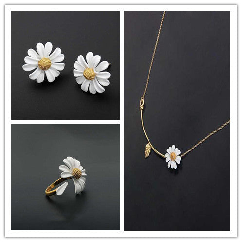 Premium Sense Earrings Necklace Female Clavicle Chain