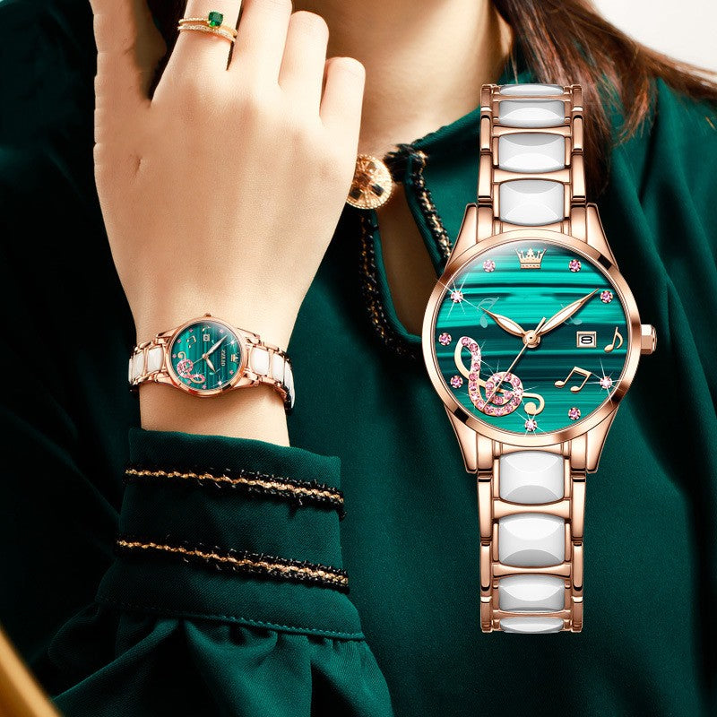 Fashion Diamond Inlaid Women's Quartz Watch