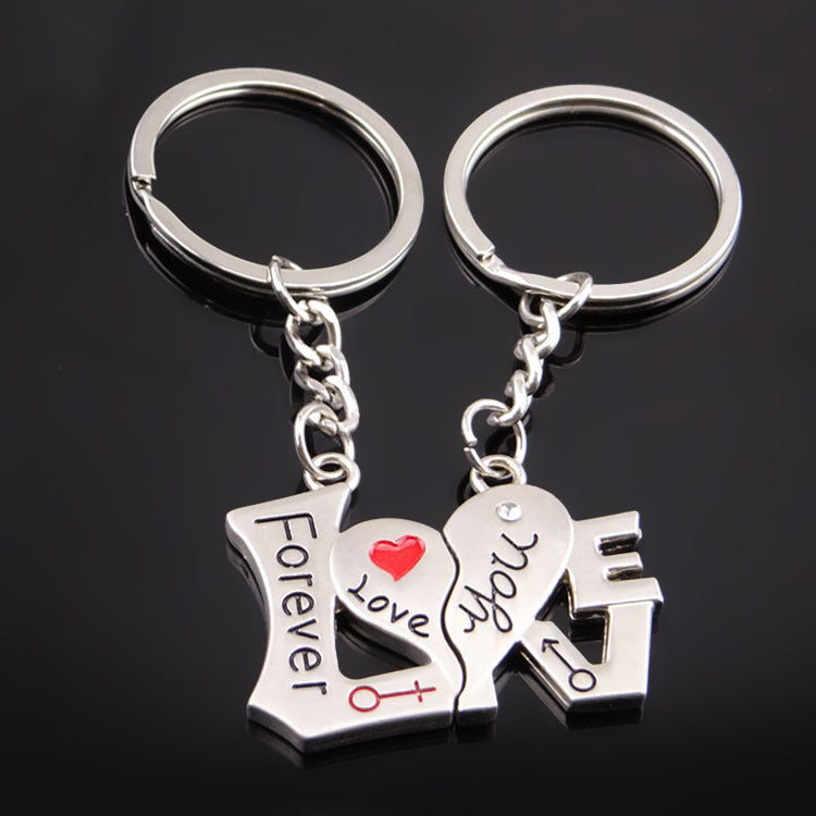 Creative Love Letter Couple Keychain