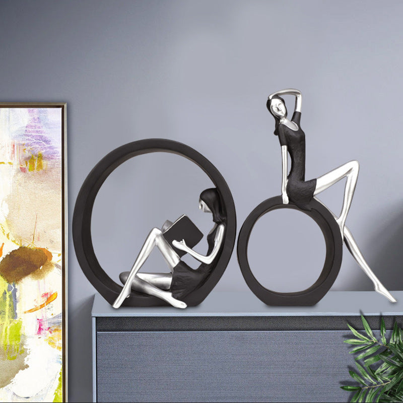 Living Room Art: Girl Figurine