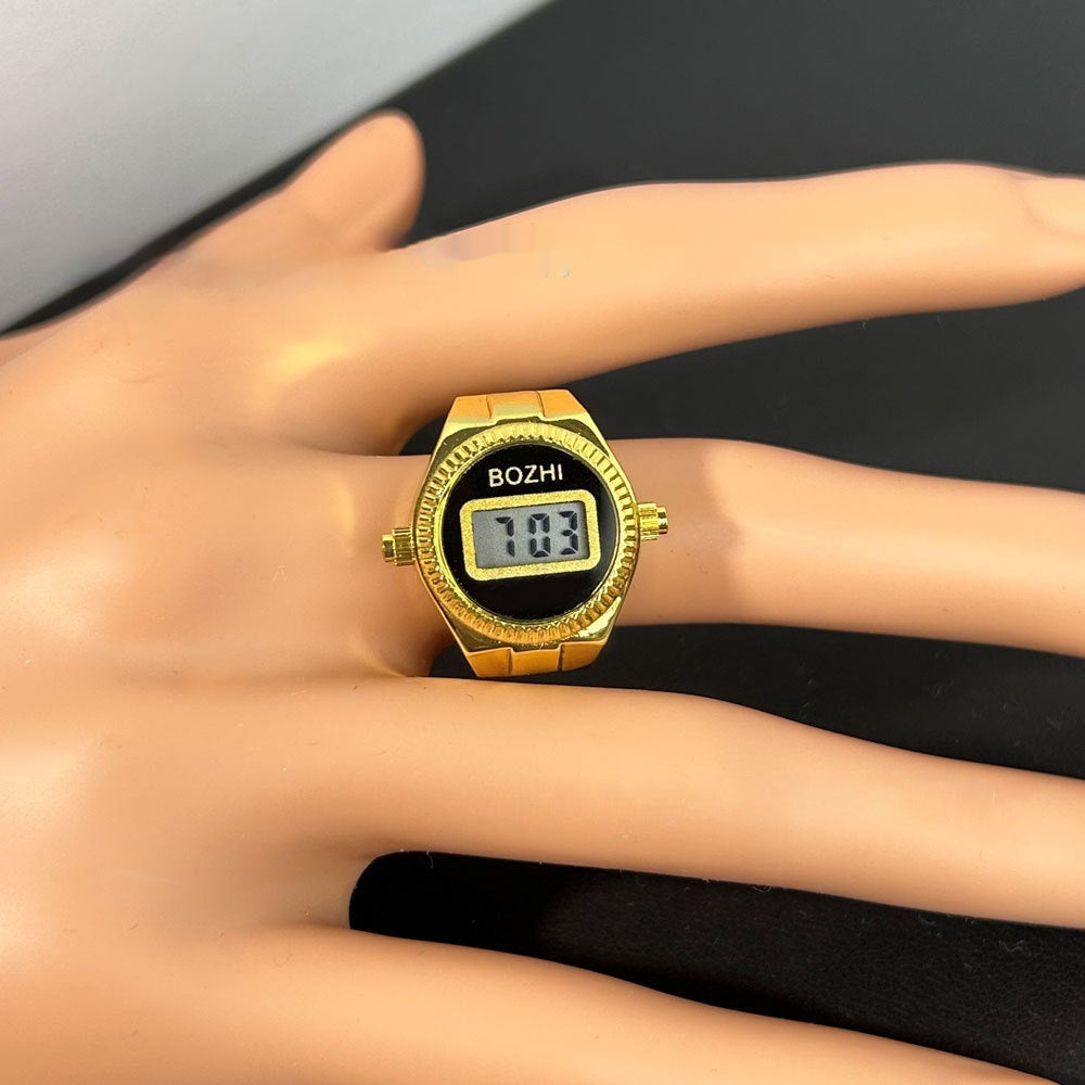 Women's Fashion Electronic Watch Mini Ring Watch