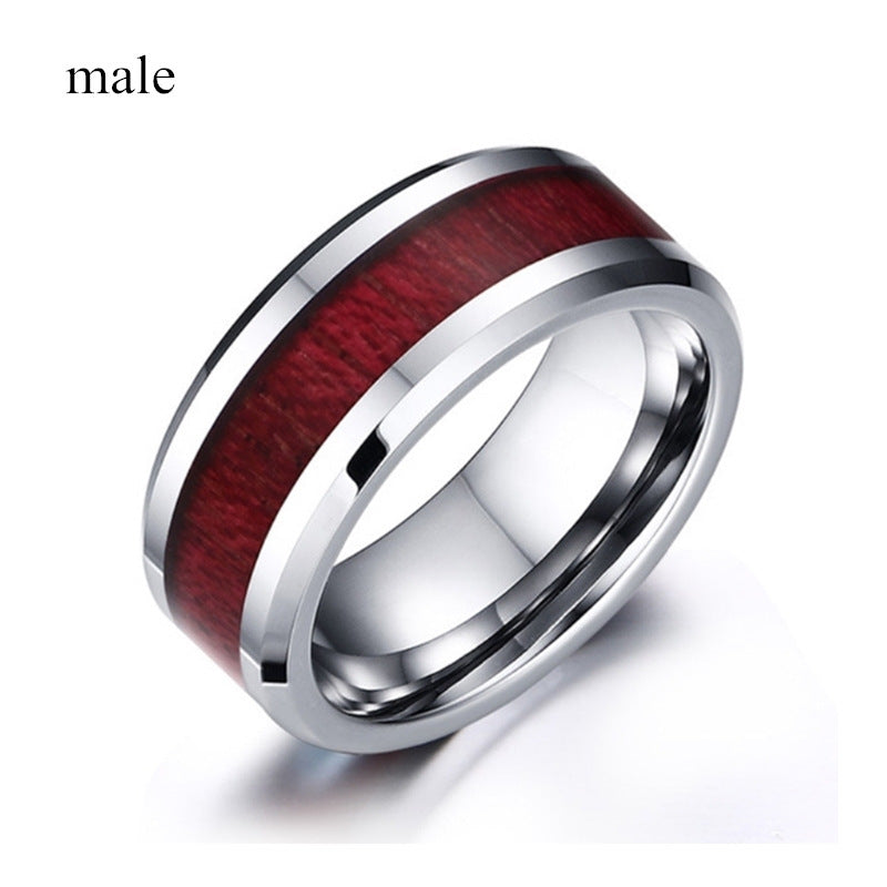 Zircon Women's Rings European And American Fashion Men's And Women's Combination Couple Rings