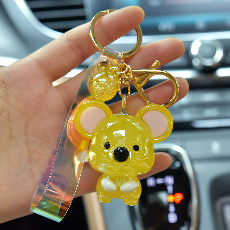 Acrylic Koala Bear Doll Keychain