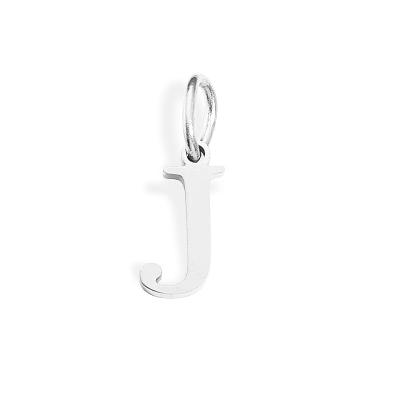 26 Letter Pendant Couple Bracelet Necklace English Pendant