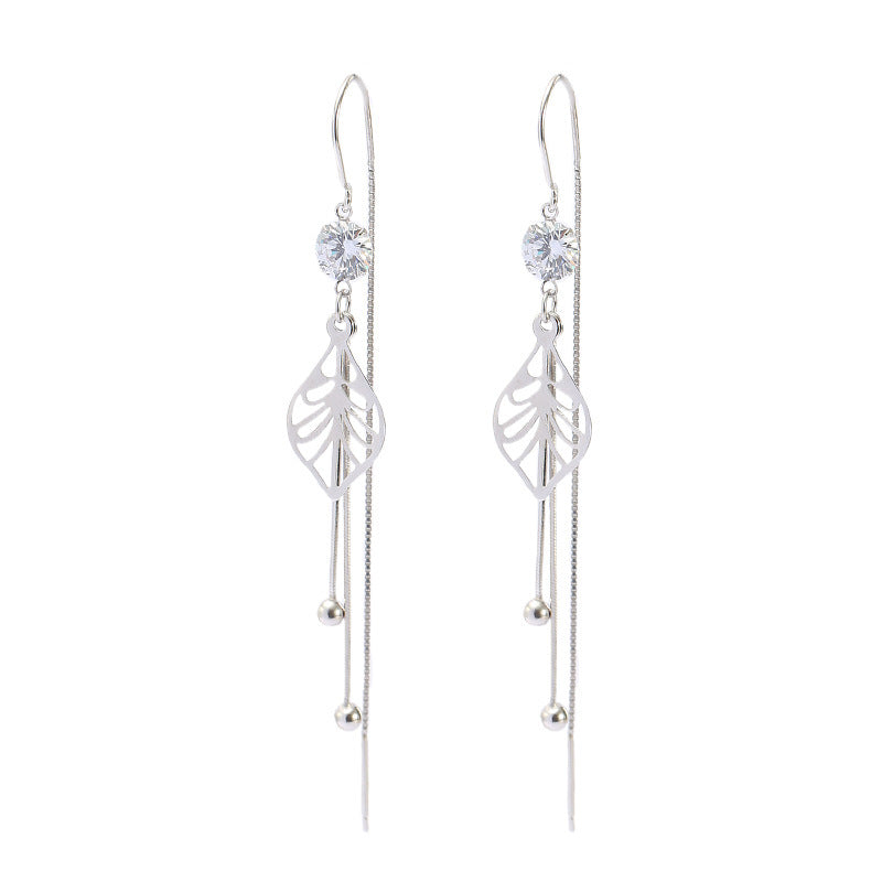 Leaf European And American Earrings Women