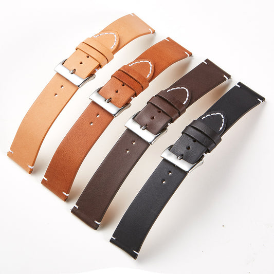 Leather Strap Cowhide Head Layer Soft Frosted Bottom Ultra-thin