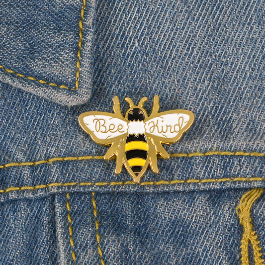 Cartoon Creative Cute Bee Enamel Alloy Brooch Pin