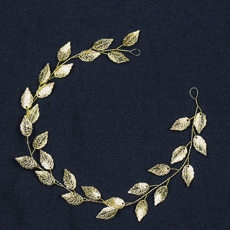 Gold And Silver Leaf Hair Band