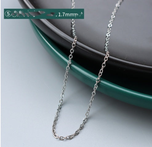 Cross Chain Gypsophila Snake Bone Chain Twist Chain Box Chain