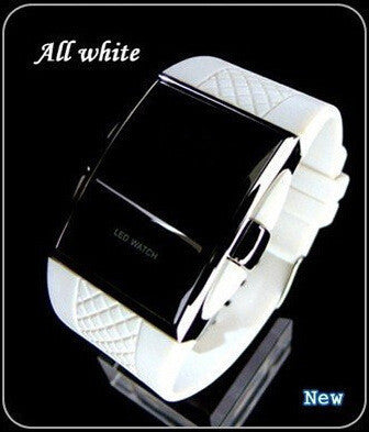 Men's Fashion Silicone Square Sports Watch: Luminous & 30M Waterproof