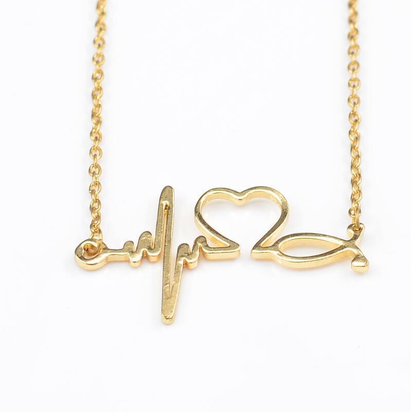 Women's Heartbeat Love Necklace
