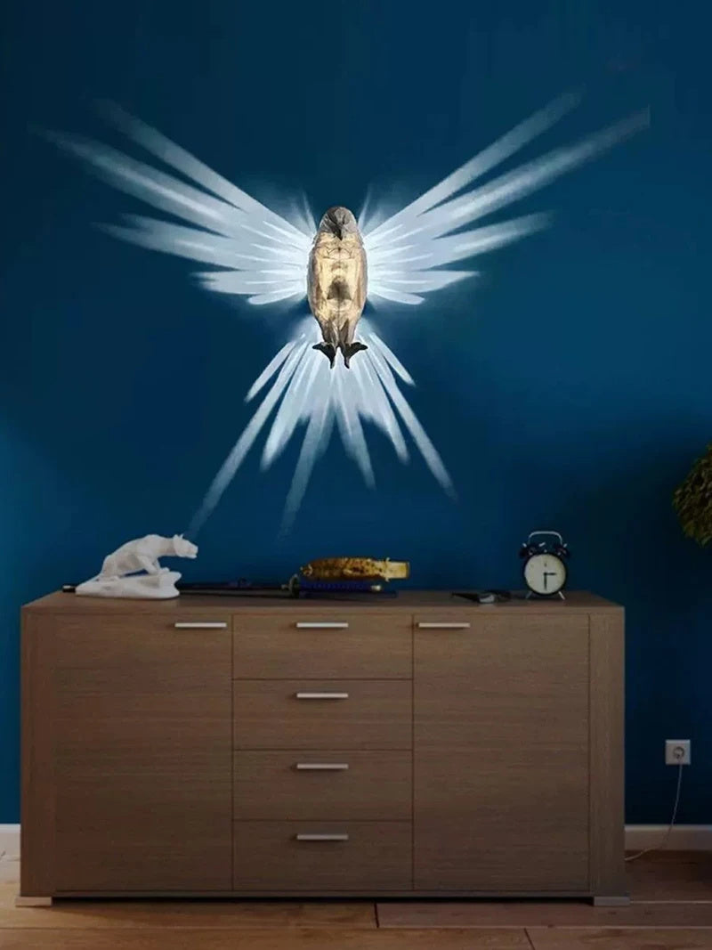 Modern Creative Eagle Projector Wall Lamp