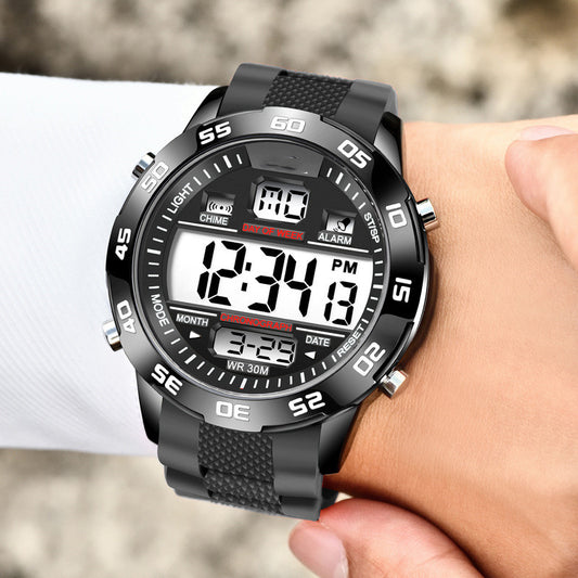 Business Men's Multifunctional Alloy Electronic Watch