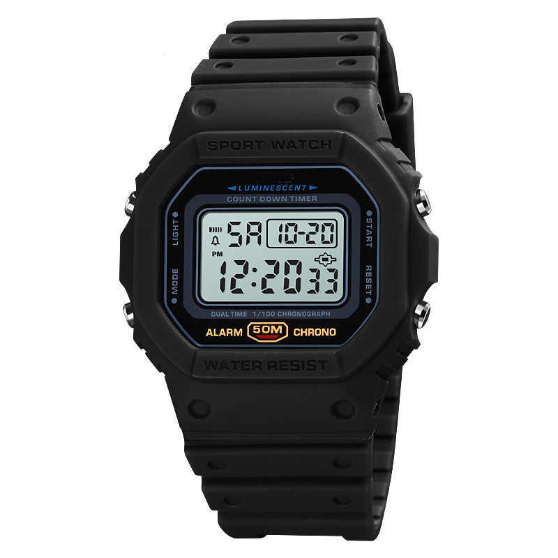 Classic Small Block Electronic Watch