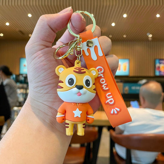 Cute Tiger Year Keychain Pendant Doll