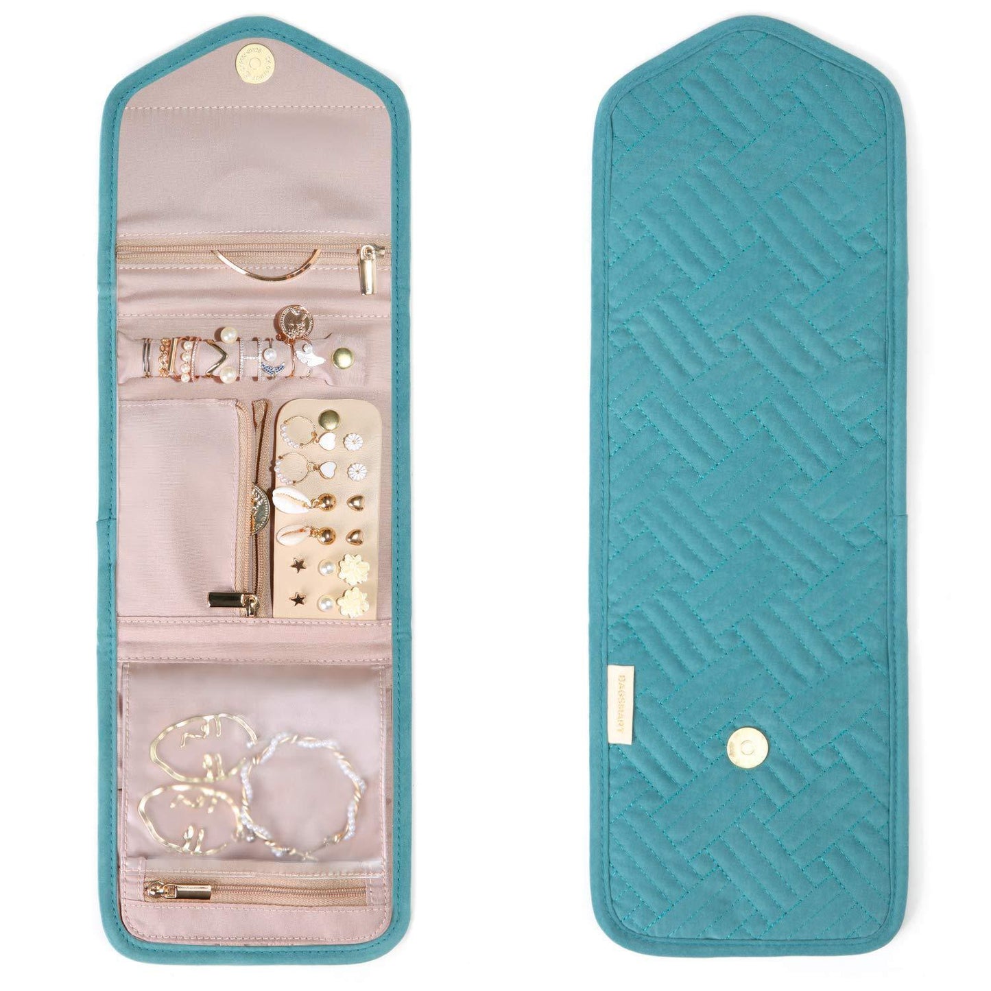 Foldable Makeup & Jewelry Storage Clutch
