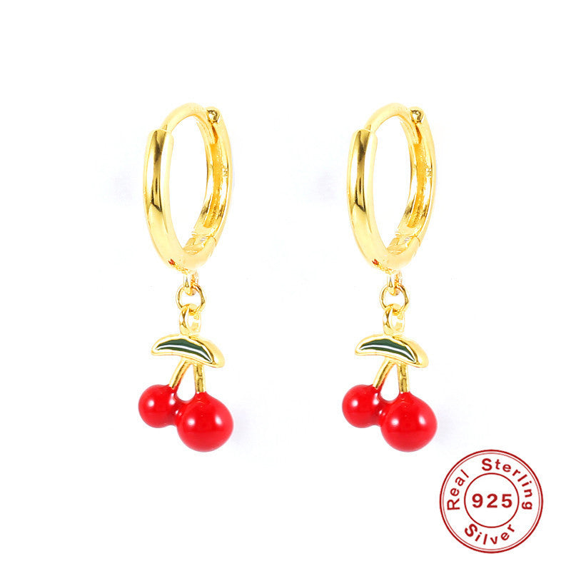 Fruit Pendant Drop Oil Earring Earrings Fashion Simple Creative Earring Earrings