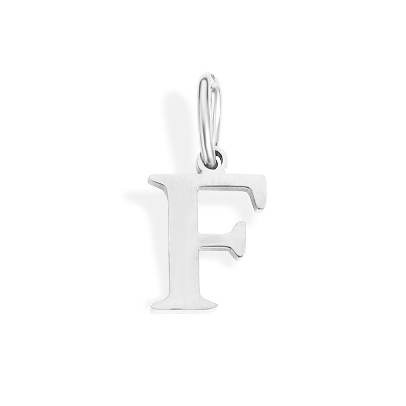 26 Letter Pendant Couple Bracelet Necklace English Pendant