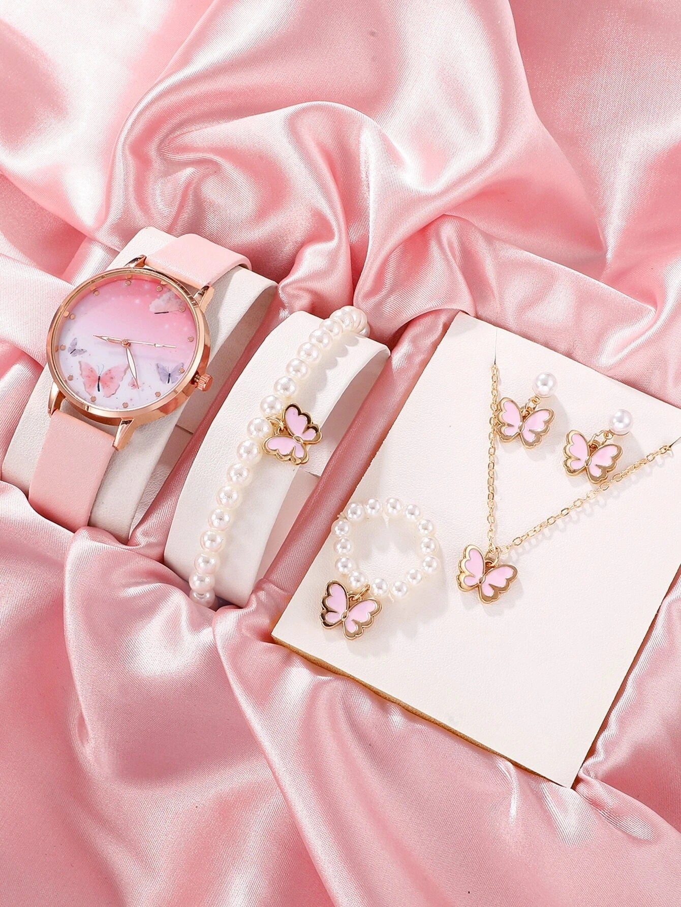 Charming Women's Fashion Watch & Jewelry Set