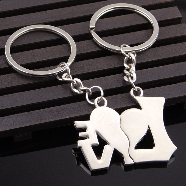 Creative Love Letter Couple Keychain