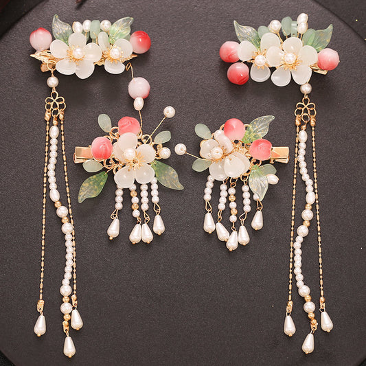 Fashion Tassel Hairpin Crown Antique Headdress