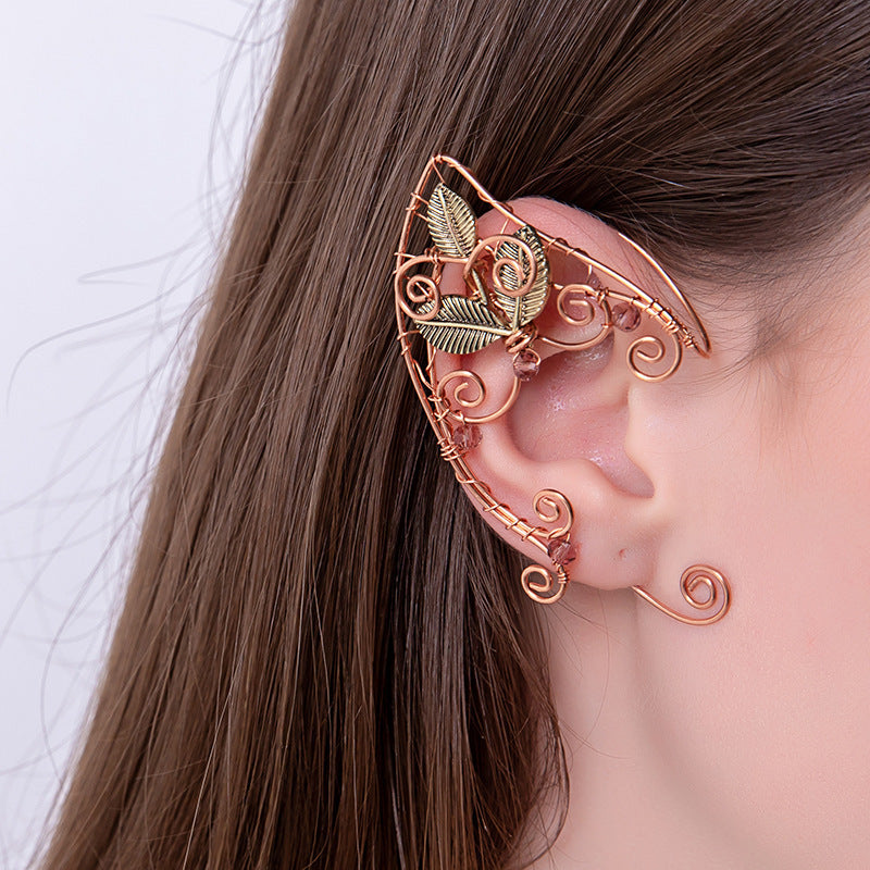 Pure Handmade Elf Ear Clips Without Pierced Ears