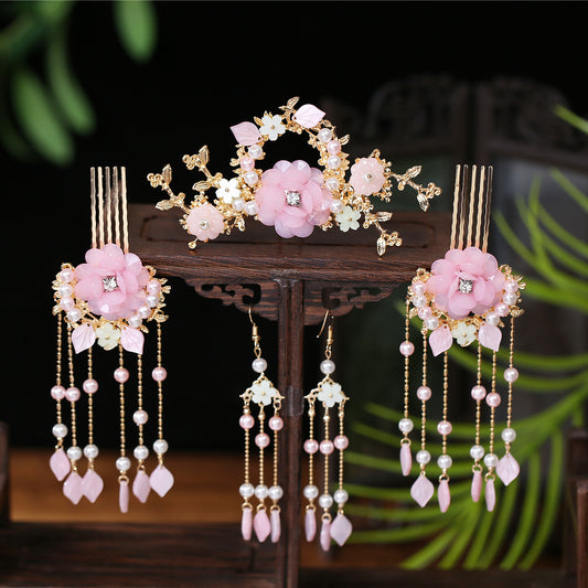 Hanfu Headdress Full Set Of Hairpin Hairpin Hairpin Crown