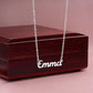 Custom Name Necklace With Message Card : Gifts For Mom - To An Amazing Woman - Gift For Mother's Day, Birthday