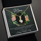 Alluring Beauty Necklace With Message Card : Gifts For Mom - Happy Mother's Day - Because Of Your Belief In Me