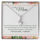 Alluring Beauty Necklace With Message Card : Gifts For Mom - I Love You, I Really Do - Gift For Mother's Day, Birthday