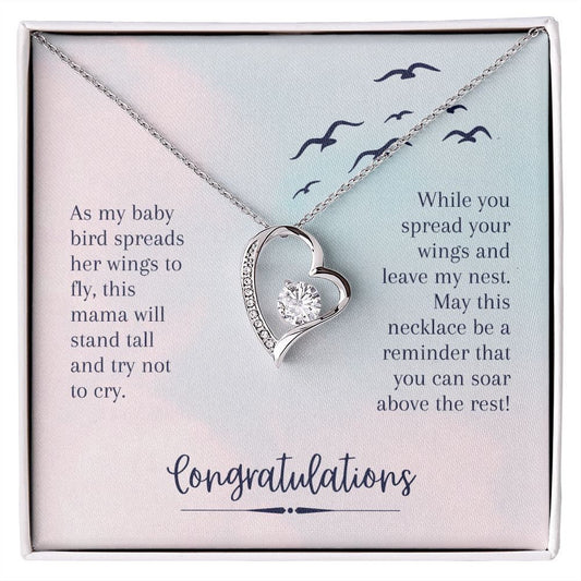 Forever Love Necklace With Message Card Gift : Soar Above The Rest - Graduation - Gifts For Birthday, Graduation