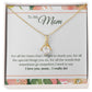 Alluring Beauty Necklace With Message Card : Gifts For Mom - I Love You, I Really Do - Gift For Mother's Day, Birthday