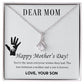 Alluring Beauty Necklace With Message Card : Gifts For Mom - Happy Mother's Day! You're The Mom